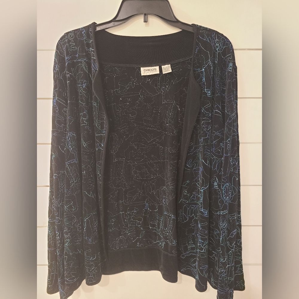 Chico's Black Cardigan